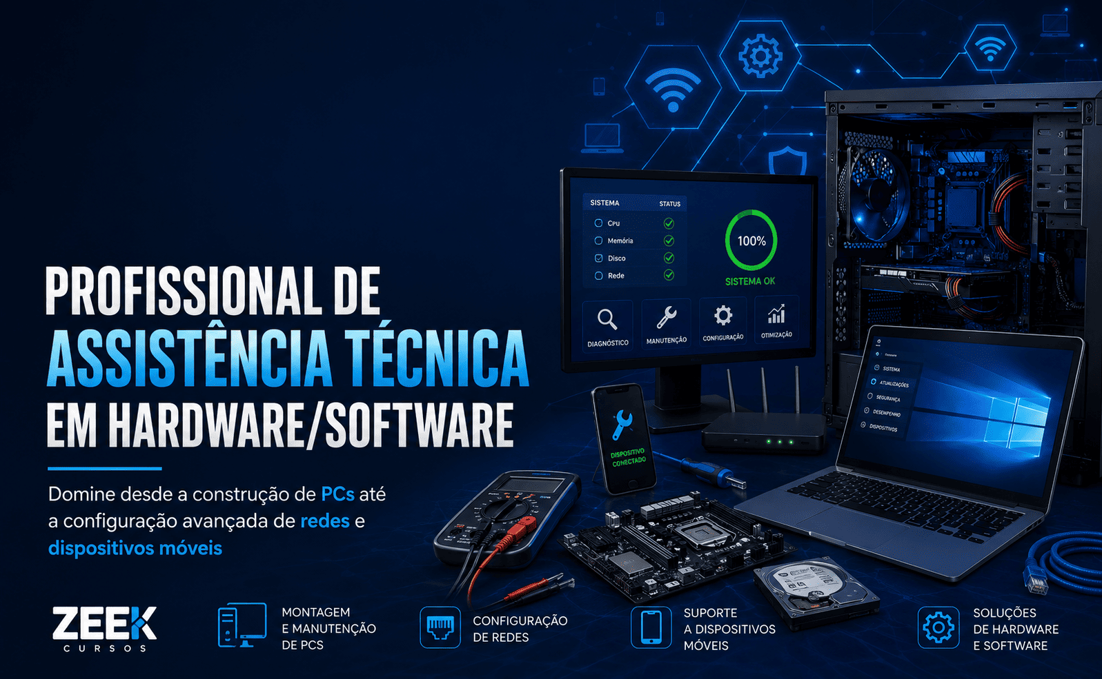 PROFISSIONAL DE ASSISTÊNCIA TÉCNICA EM HARDWARE/SOFTWARE
