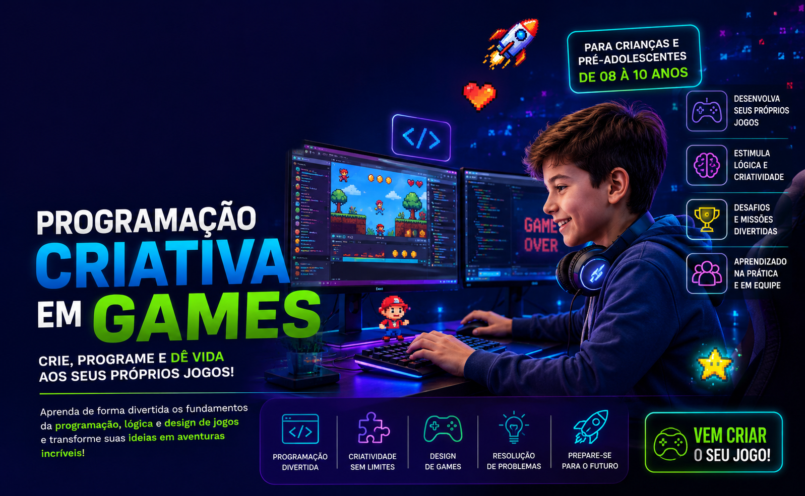 PROGRAMAÇÃO CRIATIVA EM GAMES